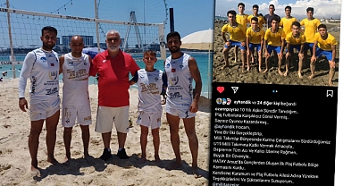 ARSUZ’DA PLAJ FUTBOLU BÖLGE KARMASI KURULDU