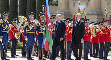 CUMHURBAŞKANI ERDOĞAN AZERBAYCAN'DA