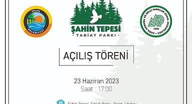 ERZiN'E TABİAT PARKI AÇILIYOR