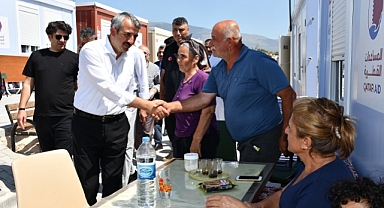Hatay'da yapımı tamamlanan Katar-2 Konteyner Kenti'nin teslimi yapıldı