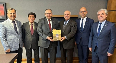 HATAY VAKFI'NDAN MİLLETVEKİLİ ÇALIŞKAN'A ZİYARET