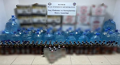 Sahte içki operasyonunda bir kişi yakalandı