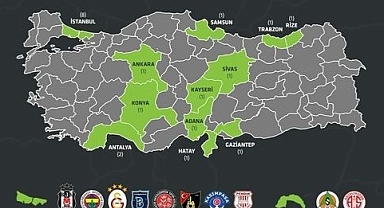 SÜPER LİGİN HARİTASI BELLİ OLDU