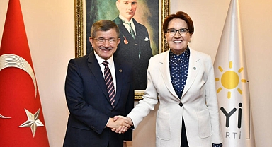 Akşener, Davutoğlu ile görüştü