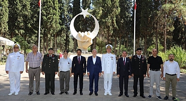 BAŞKAN FATİH TOSYALI ŞEHİTLİK ZİYARETİNE KATILDI