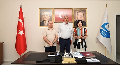 BAŞKAN YILMAZ JAPON HEYETİ AĞIRLADI