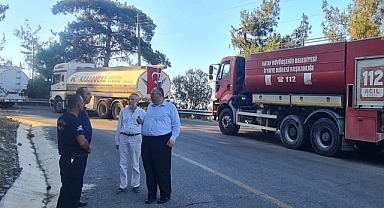 ÇALIŞKAN YANGIN BÖLGESİNDE