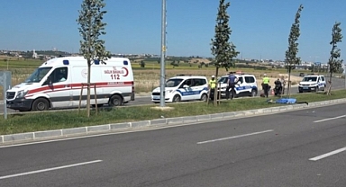 Devrilen motosikletin sürücüsü öldü