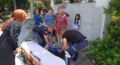 Dörtyol’da karı koca kaza geçirdi