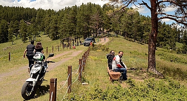Eko turizm alanı, doğayla baş başa vakit geçirme imkanı sunuyor