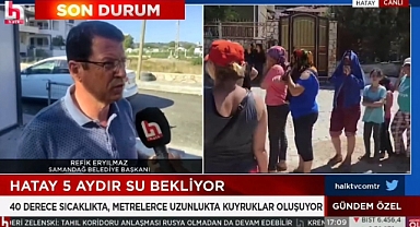 ERYILMAZ: SAMANDAĞ’A ÖRTÜLÜ AMBARGO UYGULANIYOR