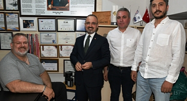 İçişleri Bakan Yardımcısı Turan'dan milli sporcu Ümit Burunlular'a ziyaret
