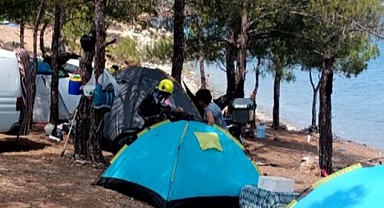 Kamp alanlarında Kurban Bayramı tatili yoğunluğu