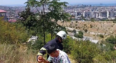KAZADAN HAFİF YARALI AYRILDILAR