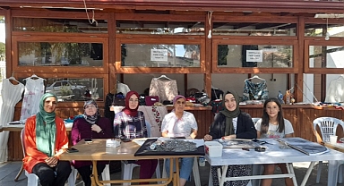 Kursiyerler el işi ürünlerle ev ekonomisine katkı sağlıyor