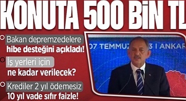 Özhaseki: Yerinde dönüşüme 500 bin TL hibe verilecek