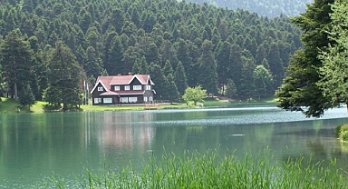 Sıcaktan bunalanlar Gölcük Tabiat Parkı'na akın etti
