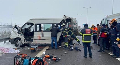 Trafik kazasında 3 kişi hayatını kaybetti