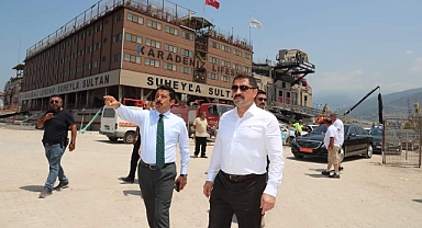 VALİ MASATLI TAŞKIN BÖLGESİNİ İNCELEDİ
