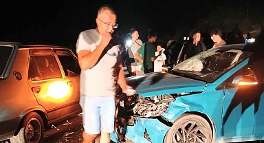 3 aracın karıştığı trafik kazasında 1 kişi yaralandı
