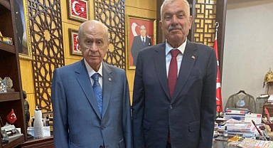 BAŞKAN YILMAZ MHP GENEL MERKEZİ’NDE