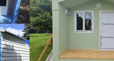DEPREMZEDELERE SICAK YUVA; “AHŞAP EV”