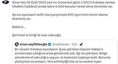 HATAY’DA 5.000 KONUT VE 600 İŞYERİ TEMELİ ATILACAK