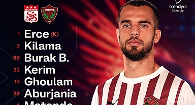A.HATAYSPOR’UN İLK 11’İ BELLİ OLDU