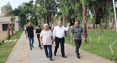 BAŞKAN FADIL KESKİN MİLLET BAHÇESİNİ İNCELEDİ