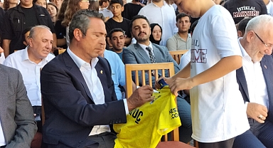 FENERBAHÇE BAŞKANI ALİ KOÇ İSKENDERUN’A GELDİ