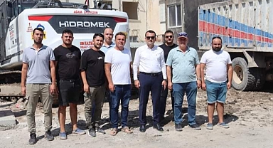 Kaymakam Çelik, Halk Eğitim Merkezi inşaatını gezdi