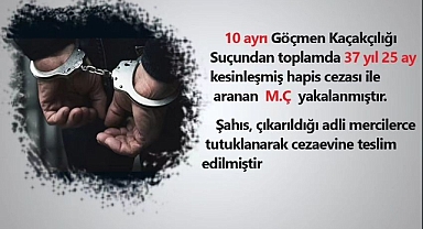 10 Ayrı Suçtan Aranan Zanlı Yakalandı