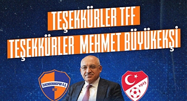 İskenderunspor’dan TFF ve Büyükekşi’ye Teşekkür