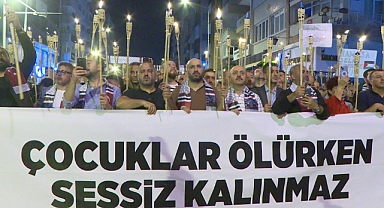 İsrail'in Gazze'ye saldırıları protesto edildi