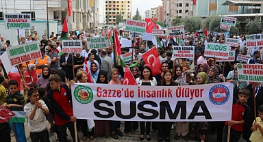 İsrail'in Saldırıları Protesto Edildi