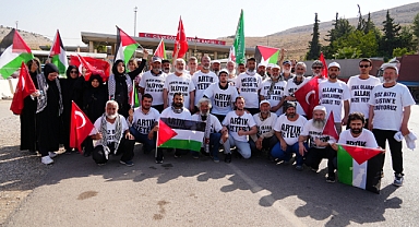 Kayseri'den Başlayan Filistin'e Destek Yürüyüşü Hatay'da Tamamlandı