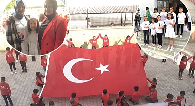 Narlıca İlkokulunda 29 Ekim Coşkusu