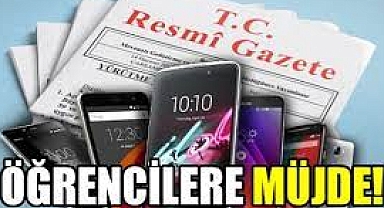 Öğrencilere Telefon Ve Bilgisayar Desteği Resmi Gazete'de