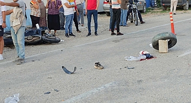 Otomobil İle Çarpışan Motosikletteki İki Kişi Yaralandı