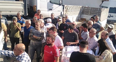 Samandağ'da çiftçilere ücretsiz 26 ton gübre verildi