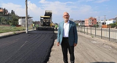 Tosyalı, Sıcak Asfalt Çalışmalarını Yerinde İnceledi