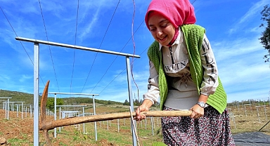Devlet desteğiyle 19 yaşında tarıma başladı