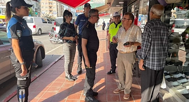 EMNİYET MÜDÜRÜ ESNAFLA GÖRÜŞTÜ