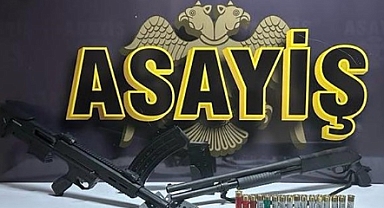 Hatay'da asayiş uygulamasında ruhsatsız silah ele geçirildi