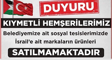 İSKENDERUN BELEDİYESİ DUYURDU: