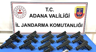 Ruhsatsız 17 tabanca ve av tüfeği ele geçirildi