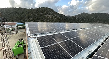 Soğuk hava deposunun elektriği GES'ten karşılanıyor