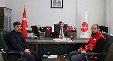 Defne Kızılay'dan İl Müftüsü Topçu'ya Ziyaret
