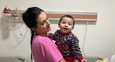 Hatay'da ciğerine karpuz çekirdeği kaçan bebek hastanedeki müdahaleyle kurtarıldı