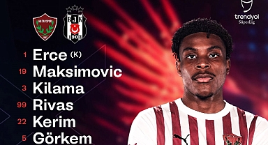HATAYSPOR’UN BEŞİKTAK MAÇI 11’İ BELLİ OLDU
